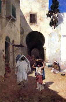 威拉德 勒羅伊 梅特卡夫 Street Scene Tangiers 威拉德 勒羅伊 梅特卡夫 Street Scene Tangiers